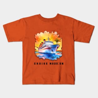 Cruise  Ship Tshirt Mood Kids T-Shirt